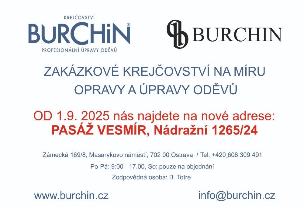 Oznámení o nové adrese